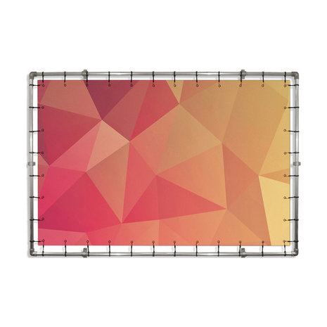 Buizenframe met spandoek